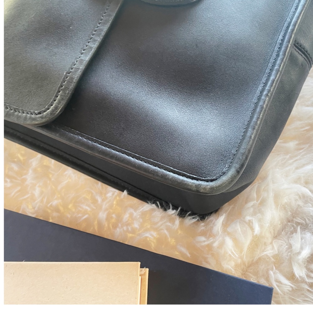 Coach Black Leather Bag  🎈 - Picture 11 of 12